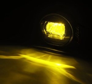 Ram 2500 Fog Lights - AlphaRex - DoubleTap Dual Color LED Proj - Wt/Ambr - `03-`09