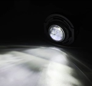 Dodge Charger Fog Lights - AlphaRex - LED Projector - DoubleTap Dual Color - `15-`23