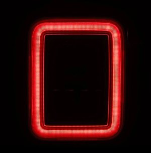 Jeep Gladiator JT Tail Lights - AlphaRex - Nova-Series Prismatic LED - Alpha-Black - `19-`24