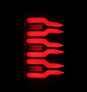 Chevrolet Silverado 3500HD Tail Lights - AlphaRex - Luxx-Series LED - Black/Red - `07-`14