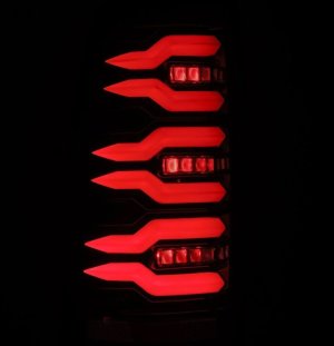 GMC Sierra Tail Light Converters - AlphaRex - LUXX-Series LED Taillights - Black - `99-`06