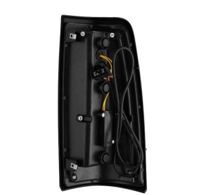 GMC Sierra Tail Light Converters - AlphaRex - LUXX-Series - Black/Red - `99-`06