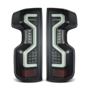 Chevrolet Silverado 1500 Tail Lights - AlphaRex - PRO-Series - Jet Black - `19-`23