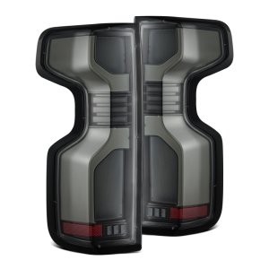 Chevrolet Silverado 3500HD Tail Lights - AlphaRex - LUXX-Series LED - Alpha Black - `20-`24