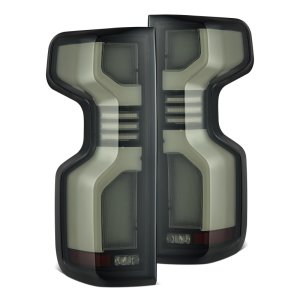 Chevrolet Silverado 2500HD Tail Lights - AlphaRex - LUXX-Series LED - Black - `20-`24