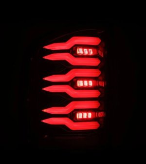 Chevrolet Silverado 1500 Tail Light Assembly - AlphaRex - LUXX-Series - Alpha Black - `07-`13