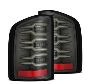 Chevrolet Silverado 1500 Tail Light Assembly - AlphaRex - LUXX-Series - Alpha Black - `07-`13