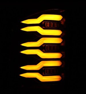 Chevrolet Silverado 1500 Tail Light Assembly - AlphaRex - LUXX-Series - Alpha Black - `07-`13