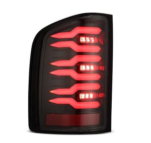 Chevrolet Silverado 1500 Tail Light Assembly - AlphaRex - LUXX-Series - Alpha Black - `07-`13