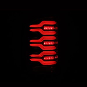 GMC Sierra 2500HD Tail Lights - Rear - AlphaRex - LUXX-Series LED - Alpha Black - `14-`18
