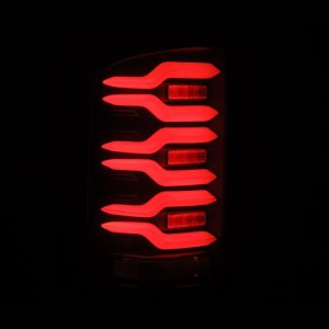 GMC Sierra 3500HD Tail Lights - AlphaRex - LUXX-Series LED - Black - `14-`18