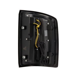 GMC Sierra 1500 Tail Lights - AlphaRex - LUXX-Series LED - Black/Red - `14-`18