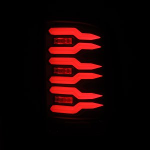 GMC Sierra 3500HD Tail Lights - AlphaRex - Luxx-Series LED - Black - `07-`14