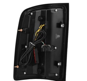 GMC Sierra 2500HD Tail Lights - AlphaRex - Luxx Series LED - Alpha Black - `07-`13