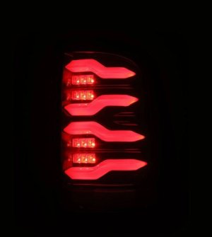 Dodge RAM Tail Lights - AlphaRex - LUXX-Series LED - Black Red - `09-`18