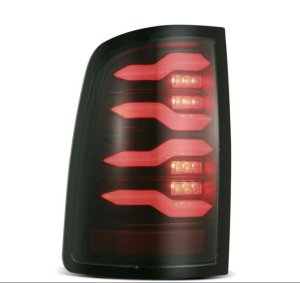 Dodge Ram Tail Lights - AlphaRex - Luxx-Series LED with Activation Light & Sequential Signal - Alpha-Black - `09-`18