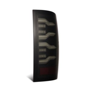 Dodge Ram Tail Lights - AlphaRex - Luxx-Series LED with Activation Light & Sequential Signal - Alpha-Black - `09-`18