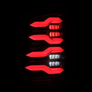 Dodge Ram Tail Lights - AlphaRex - LUXX-Series LED - Black - `09-`18