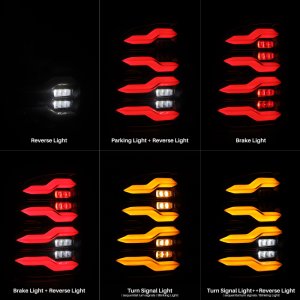 Dodge Ram Tail Lights - AlphaRex - LUXX-Series LED - Black - `09-`18