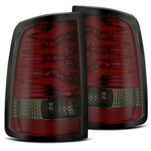 Dodge Ram 1500 Tail Lights - AlphaRex - PRO-Series LED - Red Smoke - `09-`18