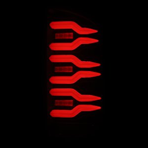 Dodge Ram 1500 Tail Lights - AlphaRex - Luxx-Series LED - Black - `07-`08