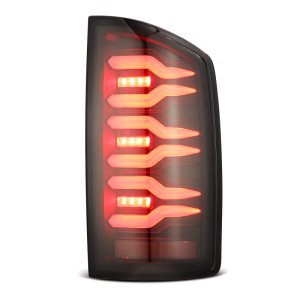 Dodge Ram 3500 Tail Lights - AlphaRex - Luxx-Series LED - Black - `07-`09