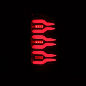 Dodge Ram 3500 Tail Lights - AlphaRex - Luxx-Series LED - Black/Red - `07-`09