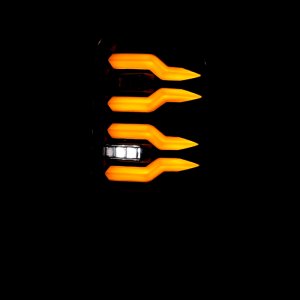 Dodge Ram 3500 Tail Lights - AlphaRex - LUXX-Series LED - Black - `94-`01