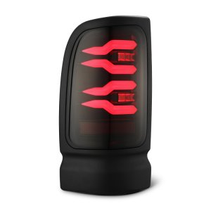 Dodge Ram 2500 Tail Lights - AlphaRex - LUXX-Series LED - Black/Red - `94-`01