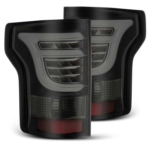 Ford F-150 Tail Lights - AlphaRex - PRO-Series LED - Jet Black - `15-`17