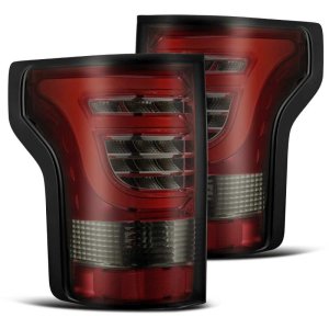 Ford F-150 Tail Lights - AlphaRex - PRO-Series LED - Red Smoke - `15-`17