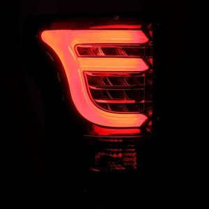 Ford F-150 Tail Lights - AlphaRex - PRO-Series LED - Red Smoke - `15-`17
