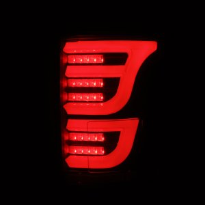 Ford F150 Tail Lights - AlphaRex - Luxx-Series LED - Alpha-Black - `15-`20