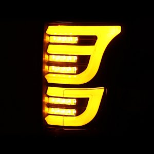 Ford F150 Tail Lights - AlphaRex - Luxx-Series LED - Alpha-Black - `15-`20