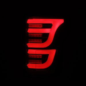 Ford F-150 Tail Lights (Pair) - AlphaRex - Luxx LED - Black/Red - `15-`20