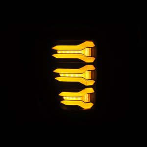 Ford F-150 Tail Lights - AlphaRex - LUXX LED - Black - `21-`22