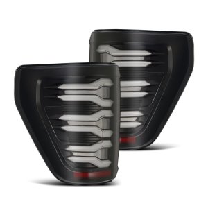 Ford F-150 Tail Lights - AlphaRex - LUXX LED - Black - `21-`22