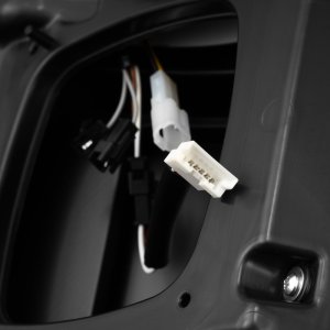 Ford F-150 Tail Lights - AlphaRex - LUXX - Black Red - `21-`23