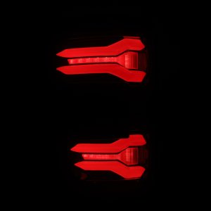 Ford F-150 Tail Lights - AlphaRex - LUXX - Black Red - `21-`23