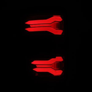 Ford F-150 Tail Lights - AlphaRex - LUXX - Black Red - `21-`23