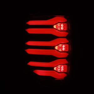 Ford F150 Tail Lights - AlphaRex - LUXX LED - Black/Red - `09-`14