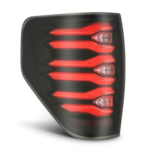 Ford F150 Tail Lights - AlphaRex - LUXX LED - Black/Red - `09-`14