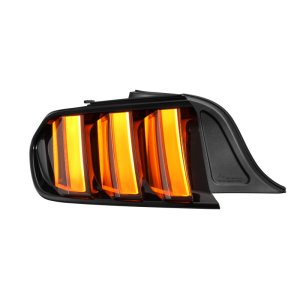 Ford Mustang Headlights - AlphaRex - NOVA-Series Prismatic LED - Alpha Black - `15-`23
