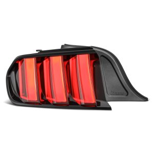 Ford Mustang Headlights - AlphaRex - NOVA-Series Prismatic LED - Alpha Black - `15-`23