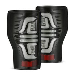 Ford F250 Super Duty Tail Lights - AlphaRex - PRO-Series - Red Smoke - `17-`19