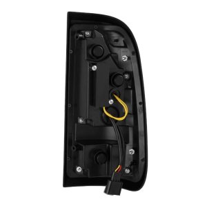 Ford F250 Tail Lights - AlphaRex - LUXX-Series LED - Black/Red - `99-`16