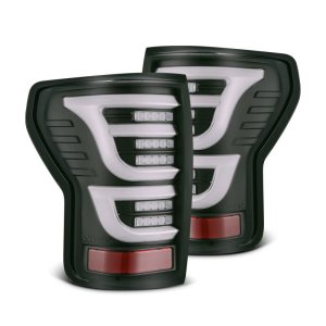 Toyota Tundra Tail Lights - AlphaRex - LUXX-Series - Black - `07-`13