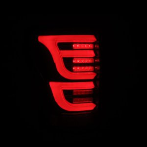 Toyota Tundra Tail Lights - AlphaRex - LUXX-Series LED - Black-Red - `07-`13