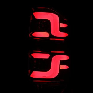 Toyota Tundra Tail Lights - AlphaRex - PRO-Series LED - Red Smoke - `14-`20