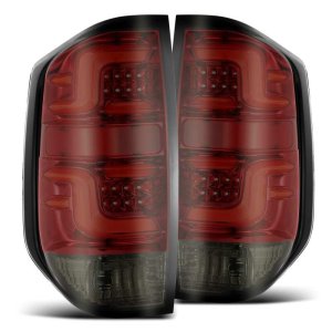 Toyota Tundra Tail Lights - AlphaRex - PRO-Series LED - Red Smoke - `14-`20
